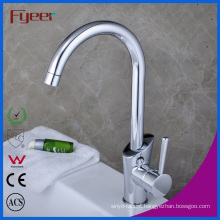 Fyeer China Single Handle Goose Neck Kitchen Sink Faucet (QH1771K)